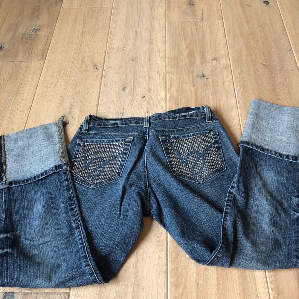 BEBE Crop Jeans